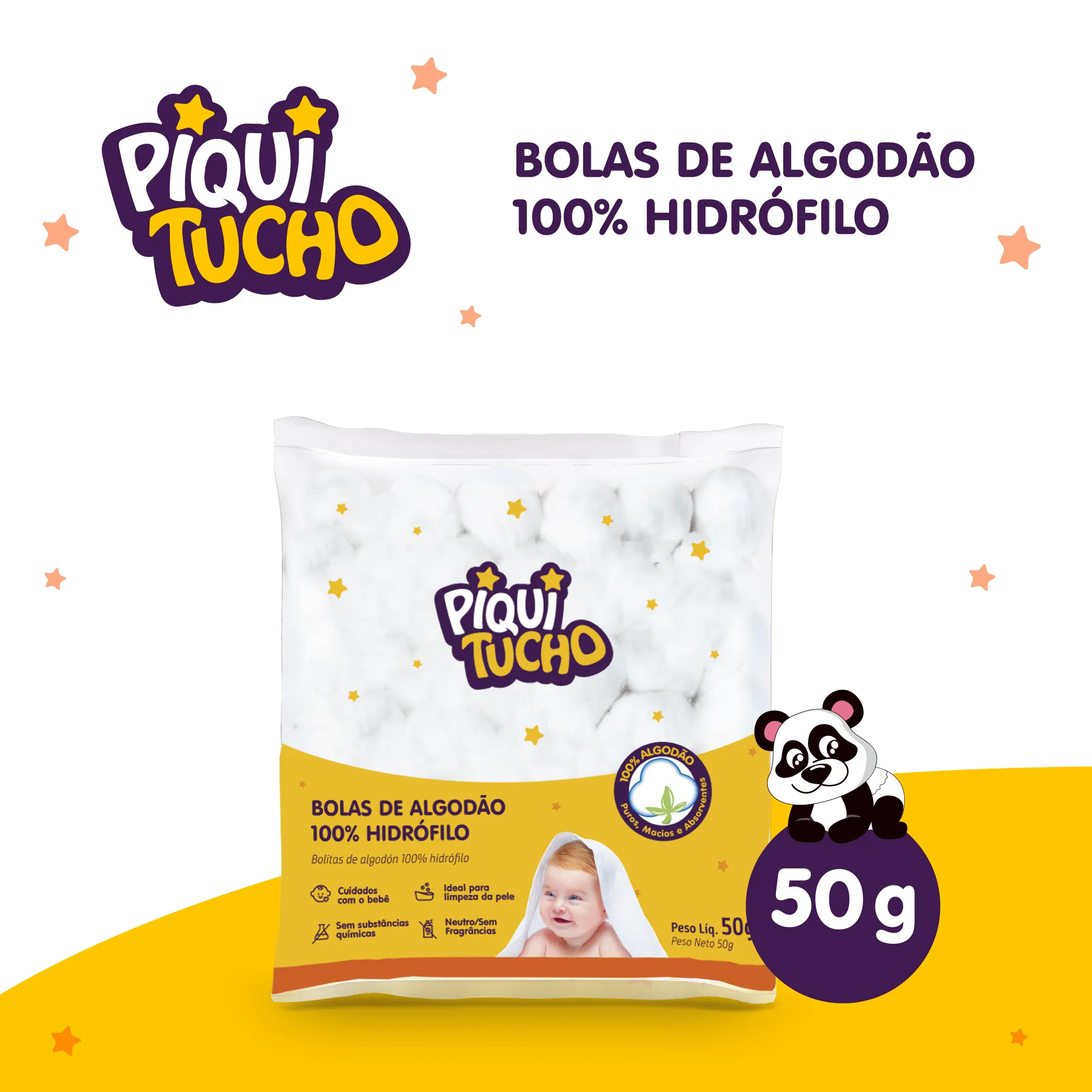 Bolas de Algodão Piquitucho