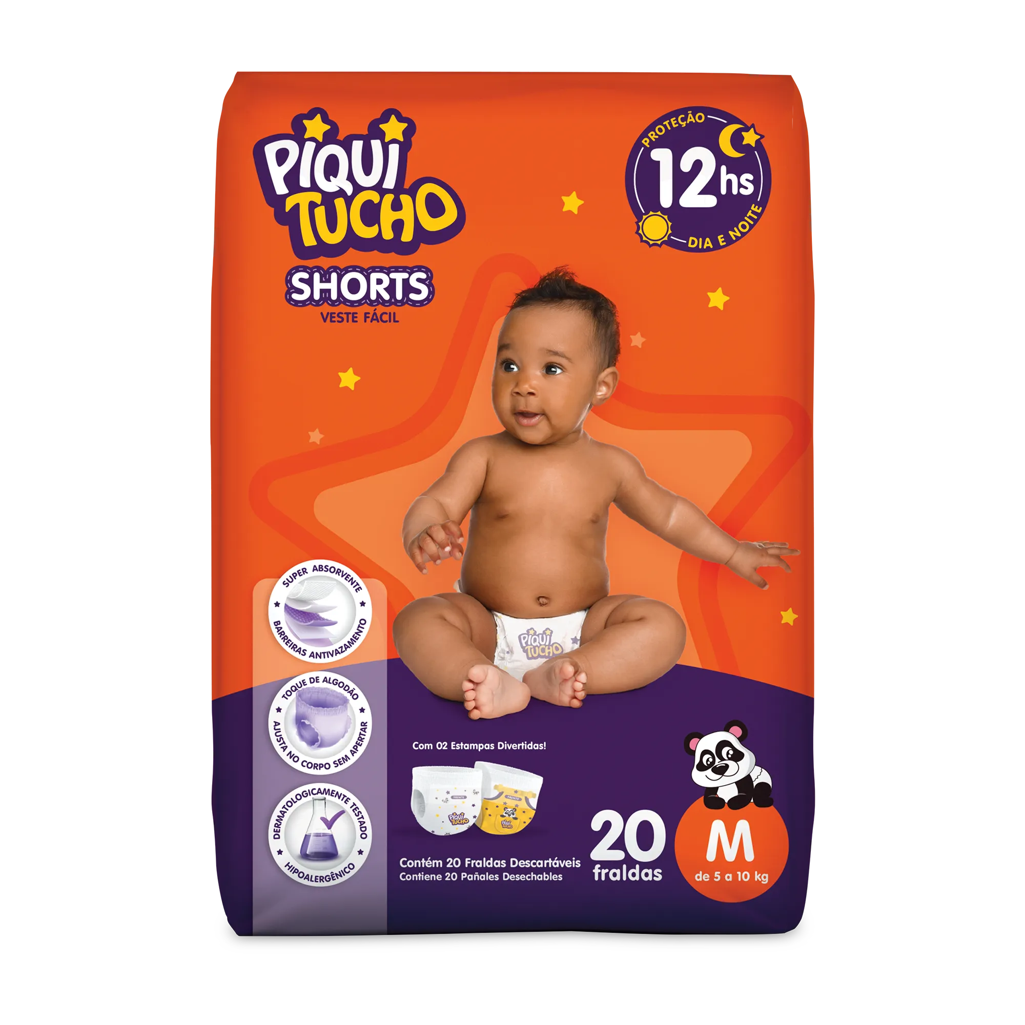 Fraldas Descartáveis Piquitucho Shorts Fraldas Descartáveis Piquitucho Shorts