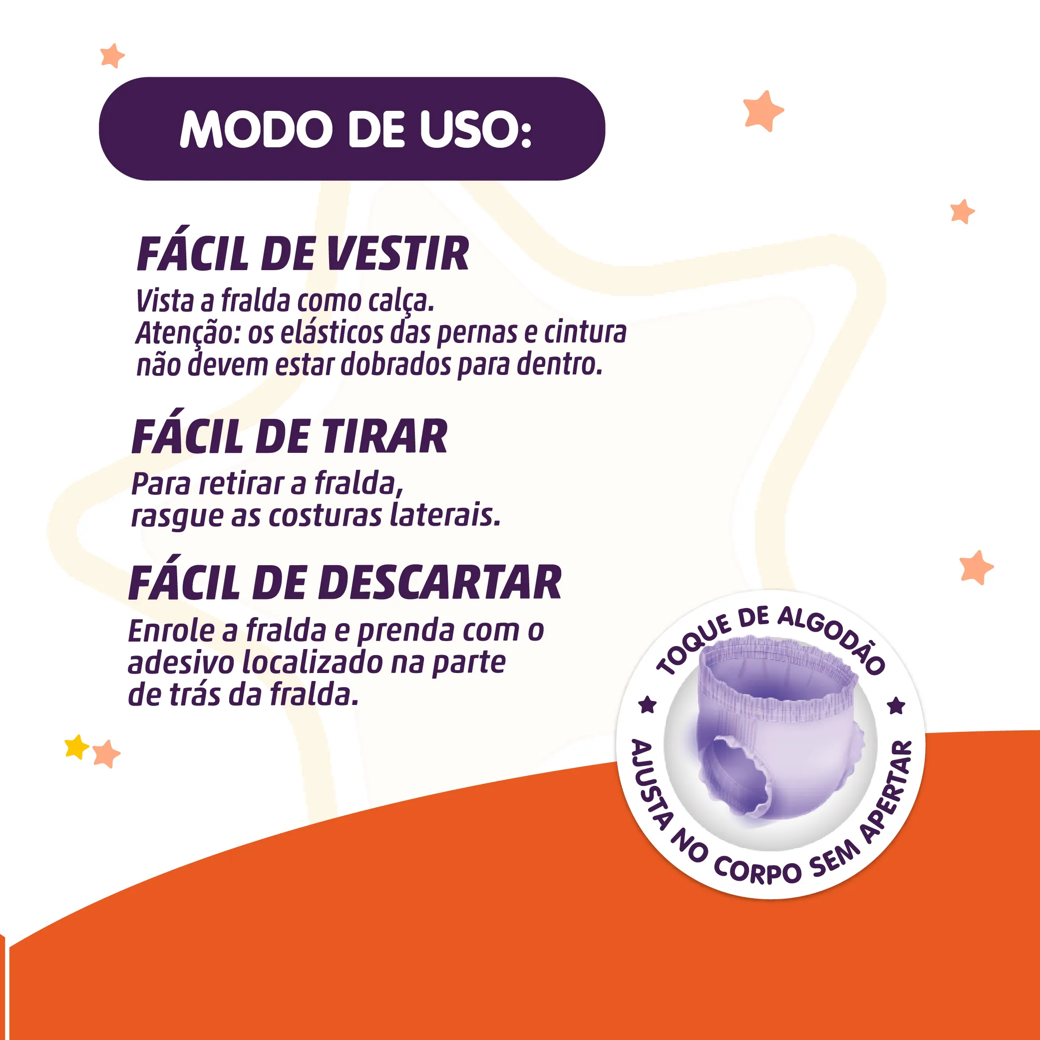 Fraldas Descartáveis Piquitucho Shorts Fraldas Descartáveis Piquitucho Shorts