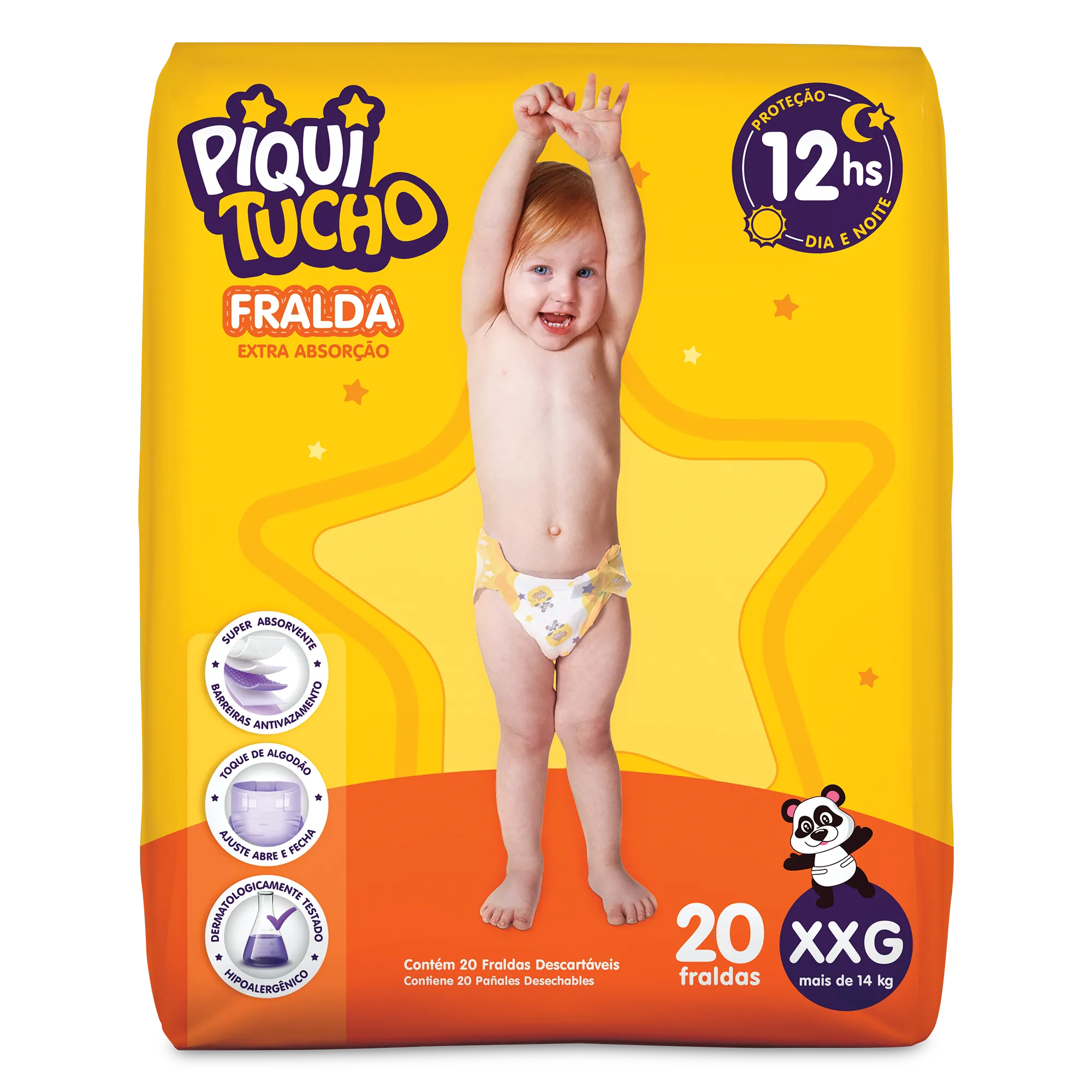 Fraldas Descartáveis Piquitucho Tiras Fraldas Descartáveis Piquitucho Tiras