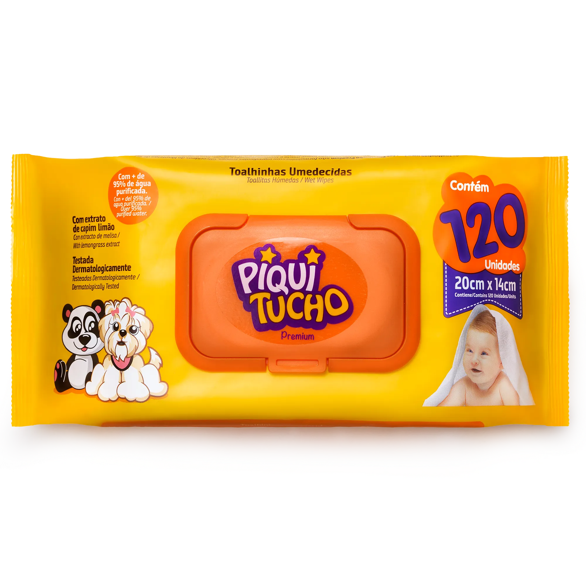Lenços Umedecidos Piquitucho Premium