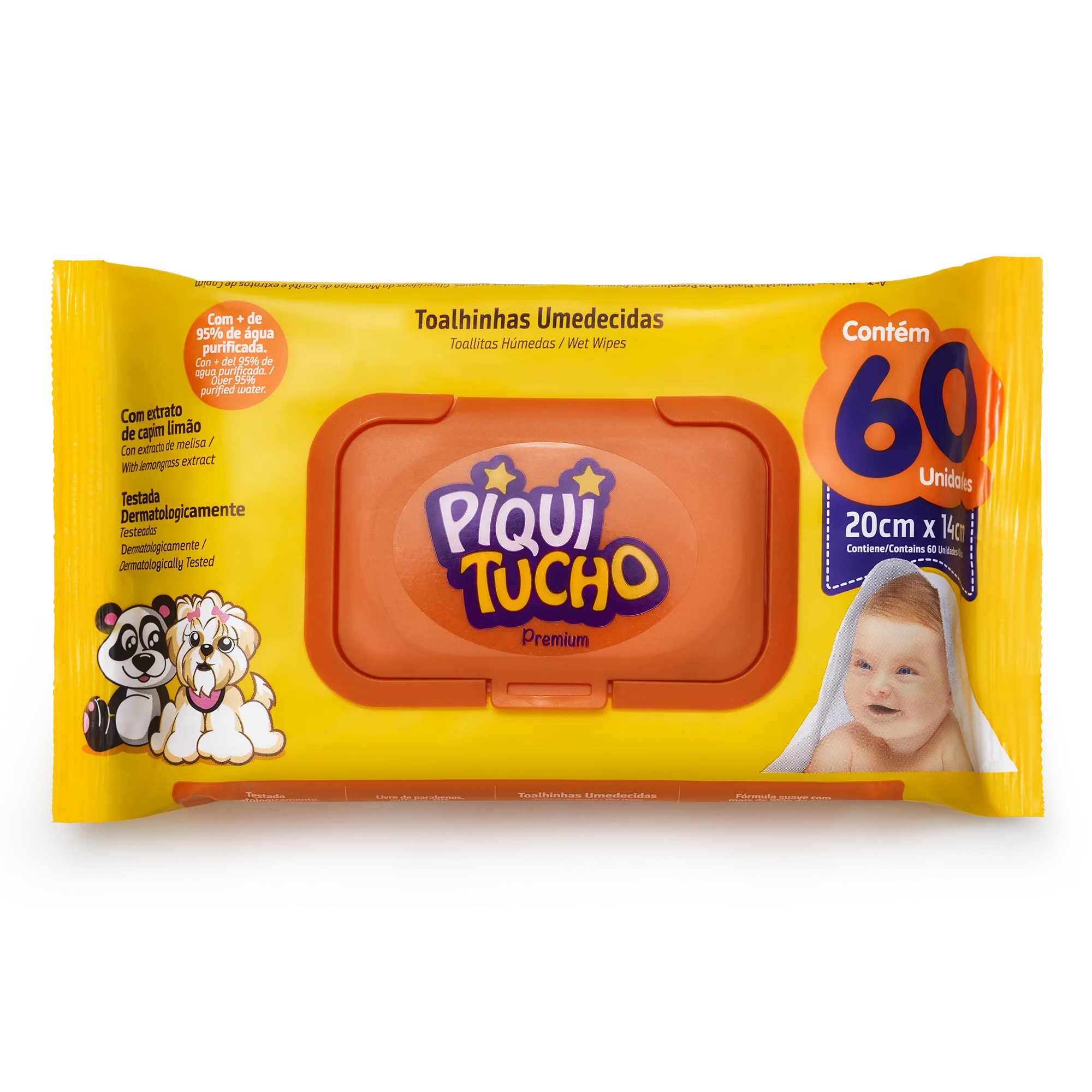 Lenços Umedecidos Piquitucho Premium