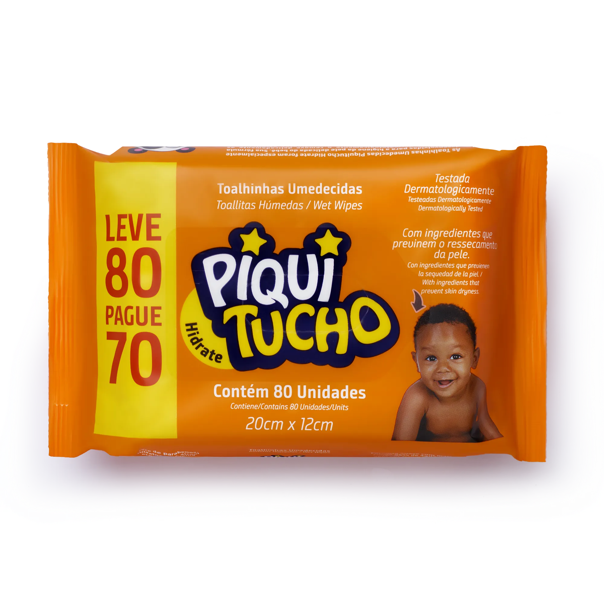 Toalhas Umedecidas Piquitucho Hidrate