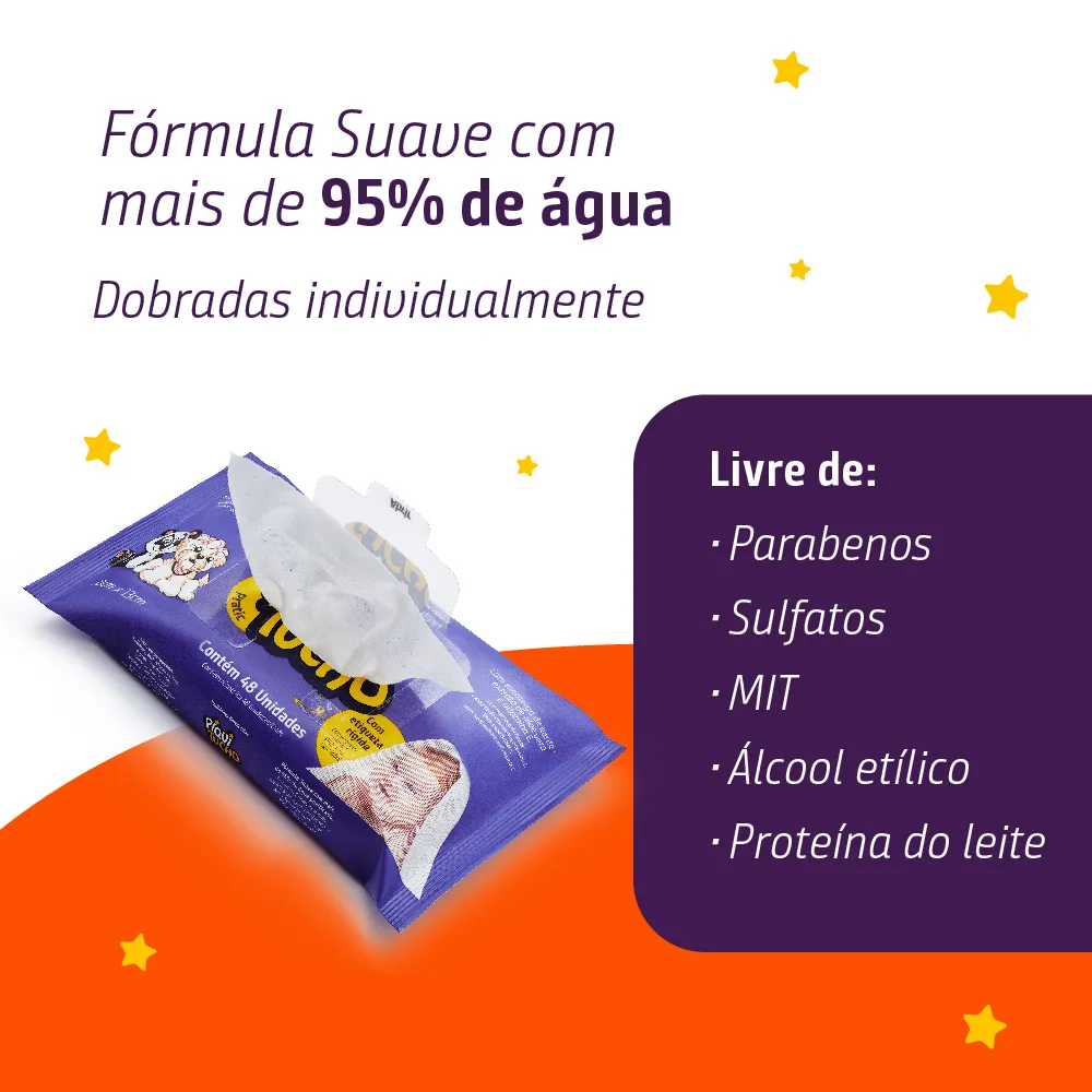 Toalhas Umedecidas Piquitucho Pratic